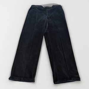 Enzo Mantovani Corduroy Pants Men's Pants Mens 38X33 Italy 100% Cotton Navy Blue